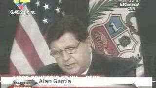 Alan García habla en inglés y llama quotExcelenciaquot a Bush O [upl. by Gerianne459]