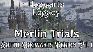 Hogwarts Legacy – Merlin Trials South Hogwarts Region Pt 1 [upl. by Radu]