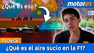 F1 2022 💥 ¿Qué es el aire sucio  Te explicamos qué son TURBULENCIAS de la Fórmula 1 [upl. by Silvana422]