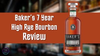 Bakers 7 Year High Rye Bourbon Whiskey Review [upl. by Gilletta]