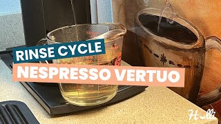 Nespresso Vertuo Rinse Cycle Tutorial  Coffee Holli [upl. by Anierdna]