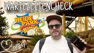 WARTEZEITENCHECK ⏰ im Heide Park  Wie lange musst Du wirklich warten ⁉️ [upl. by Orsola]