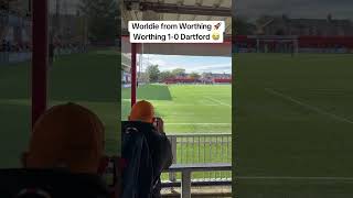 Worthing FC vs Dartford FC  Game Day In 60 shorts footballshorts facup [upl. by Oek671]