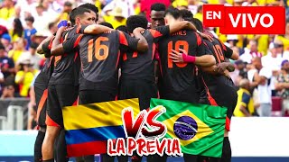 🔴 LA PREVIA COLOMBIA VS BRASIL EN VIVO  COPA AMÉRICA 2024 EN DIRECTO [upl. by Erastes278]