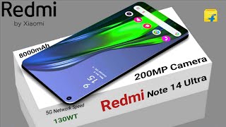 Redmi Note 14 Ultra 5G❤️200MP Camera  8000mAh Battery 130WT Full Specs India Lunch Price [upl. by Ahsaf]