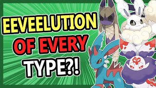 An EEVEE EVOLUTION of EVERY TYPE [upl. by Dillie]