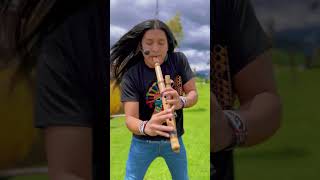 LAMBADA  LIVE flute lake nature dance pop Amazing flute llorandosefue kaoma otavalo [upl. by Nanine]