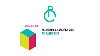 Assonometria Isometrica di un Parallelepipedo [upl. by Annahsat]