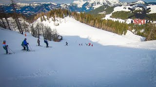 Dachstein West  Black Run 9b Skiing Austria [upl. by Anatol]