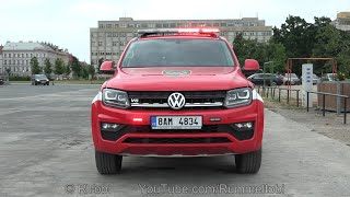 Prague Fire Department  VW Amarok Command Unit  Exterior amp Whelen Light Setup CZ  1062023 [upl. by Giddings685]