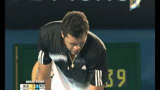 Tsonga v Djokovic 2008 Australian Open Mens Final Highlights [upl. by Urd]