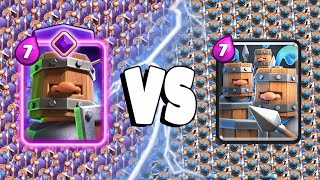 EVOLVED ROYAL RECRUITS Vs ROYAL RECRUITS  Clash Royale Battle [upl. by Kela27]