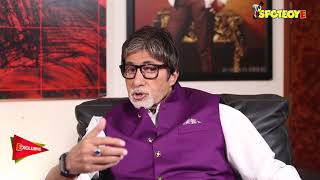 Exclusive Interview with Amitabh Bachchan  SpotboyE [upl. by Nylareg787]