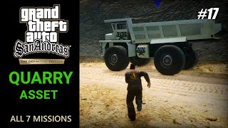 GTA San Andreas Definitive Edition  Quarry Missions Guide 1440p [upl. by Nozicka]