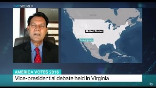 America Votes 2016 Interview with Professor Peter Mathews on vicepresidential debate [upl. by Lower]