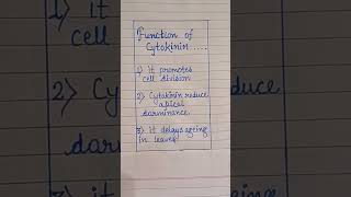 Plant Hormone Function of Cytokinin Cytokinin10th Science [upl. by Donahoe]