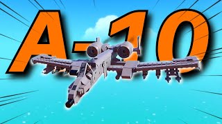 Building the A10 Warthog and using it in PUBLIC Servers  Trailmakers [upl. by Wojcik]