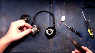 Replacing the battery in BlueTooth Headphones [upl. by Stanwinn]