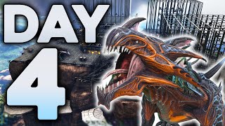 Perfecting the Ragnarok Spiral Base and Fighting The Entire Server  ARK PvP [upl. by Rebmyk]