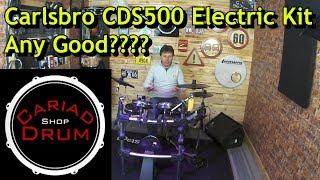 Carlsbro CDS500 Electric Drum Kit Review [upl. by Gnep]