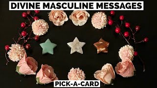 💞pickacard CHANNELED Love Messages From Your Divine Masculine❤️‍🔥 [upl. by Kimberlee]