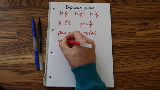 Impedance formula part 2 explained and transposed [upl. by Eyla]