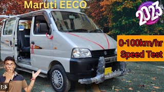 Maruti EECO 2024 New Model  0 to 100 Speed Test  Modified  7 Seater  5 Seater  CNG  Top Speed😱 [upl. by Delfine352]