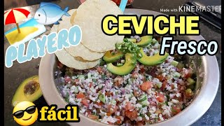 CEVICHE DE PESCADO TILAPIA🐟🥒🍅🍋Molido MUY FRESCO Y FÁCIL [upl. by Clayborne]