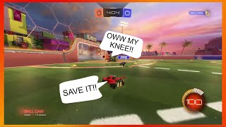 Knee Brace and Mid Game Surgery  Rocket League [upl. by Nikoletta]