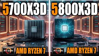 5700X3D vs 5800X3D Benchmarks  Tested in Games and Applications [upl. by Atteragram528]