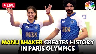 LIVE Shooter Manu Bhaker Becomes 1st Indian Woman Athlete To Win 2 Olympic Medals In Single Edition [upl. by Manolo]