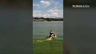 Influenciador anda de jet ski na Lagoa da Pampulha em BH [upl. by Kriss]