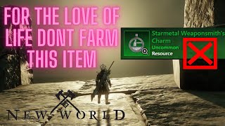 I spent 10hours farming Mournigdale so YOU dont have to NEW WORLD MMO Weaponsmiths Charm [upl. by Tekla]