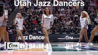 Utah Jazz Dancers  NBA Dancers  2142022 dance performance  Jazz vs Rockets [upl. by Hebrew]