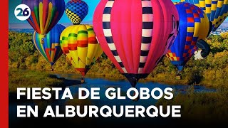 EEUU  Así se disfrutó la Fiesta Internacional de Globos en Albuquerque [upl. by Ycam]