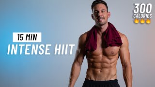 15 Min Intense HIIT Workout  ALL STANDING  No Squats or Lunges [upl. by Eigna]