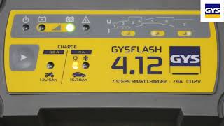 Explications du Chargeur de batterie automobile GYSFLASH  GYS [upl. by Barton]