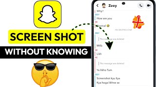 बिना पता चले Snapchat पर Screenshot कैसे लें  Take A Screenshot in Snapchat [upl. by Acsirp]