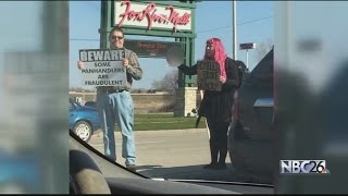 Panhandling picture goes viral [upl. by Odelle579]