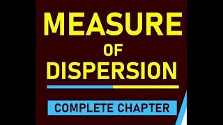 MEASURES OF DISPERSION STATISTICSONE SHOTCMA FOUNDATION [upl. by Airpal822]