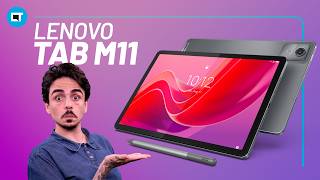 Lenovo Tab M11  Quase a melhor opção para estudar neste Tablet de entrada com caneta e capa [upl. by Dazraf]