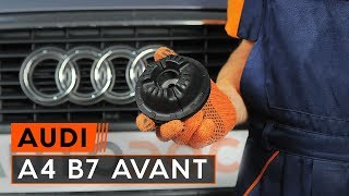 Comment remplacer une coupelle damortisseur avant sur une AUDI A4 B7 AVANT TUTORIEL AUTODOC [upl. by Johnstone212]