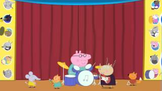 peppa pig playing song on instruments [upl. by Sabec104]