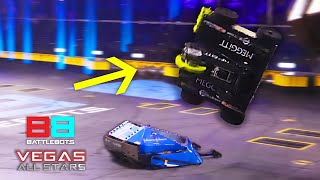 Full Fight Whiplash Gets Flipped 17 TIMES By The All Mighty Blip  Vegas All Stars  BattleBots [upl. by Barstow676]