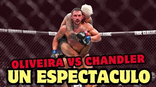 CHARLES OLIVEIRA gana pero CHANDLER pone el espectáculo [upl. by Ivah]