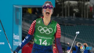 2022 Winter Olympics Cross country skier Jessie Diggins looking for incredible moments in Beijing [upl. by Akitan]