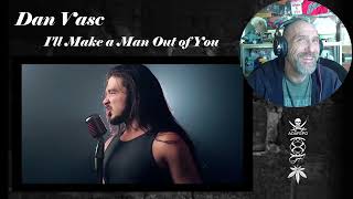 Dan Vasc  Ill Make a Man Out of You  Reaction with Rollen METAL COVER  Mulan [upl. by Araeit886]