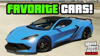 GTA 5  My Top 10 FAVORITE Cars in GTA Online [upl. by Greenstein]