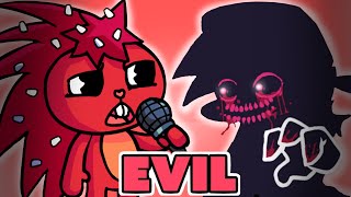 FRIDAY NIGHT FUNKIN Flaky VS EVIL Boyfriend Remake mod [upl. by Isidoro]