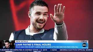 Liam Paynes final hours Police analyzing security images leading up to stars fatal fall [upl. by Euqirat]